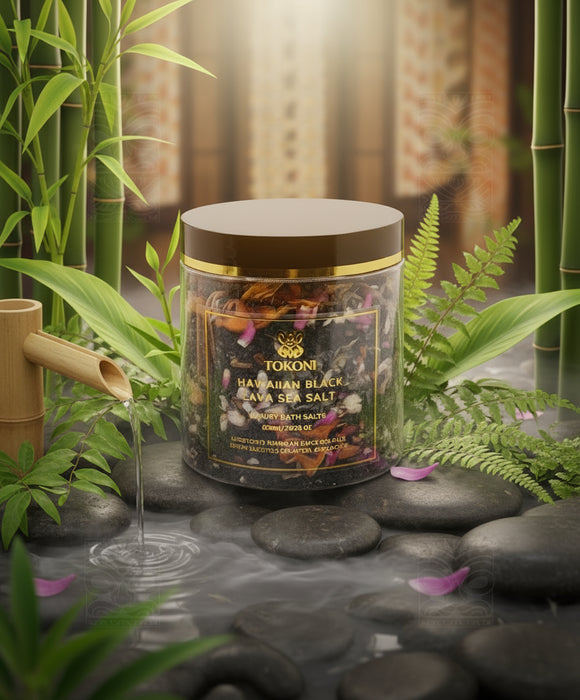 Hawaiian Black Lava Luxury Bath Salt