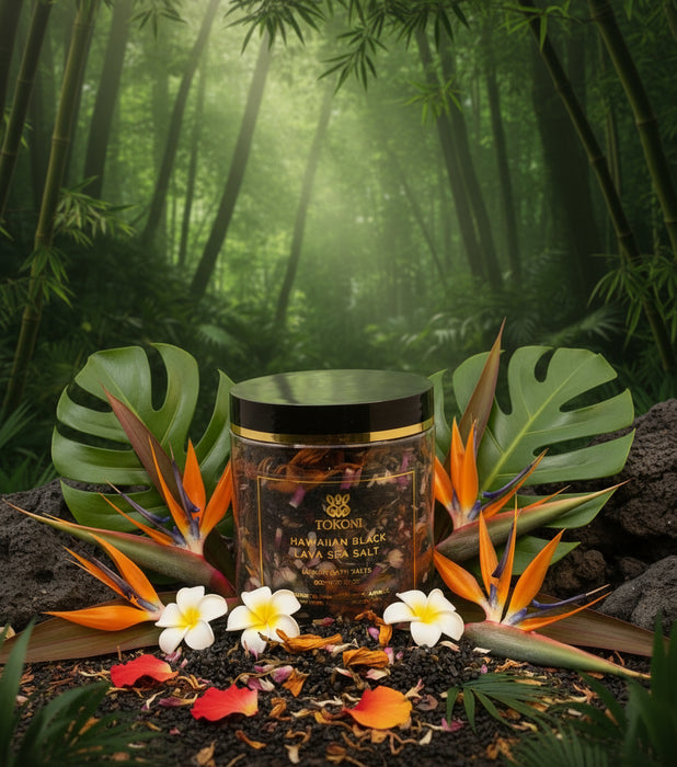 Hawaiian Black Lava Luxury Bath Salt